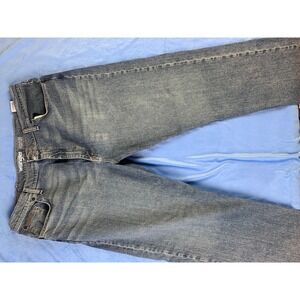 Wrangler Mens Jeans 40x30 Advanced Comfort Straight Fit Blue Denim